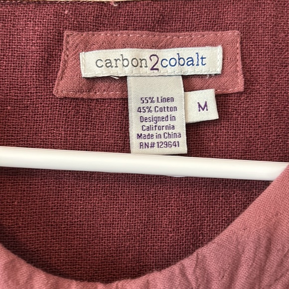 NWT Women’s Carbon 2 Cobalt Long Sleeve Top Size M - Picture 2 of 5